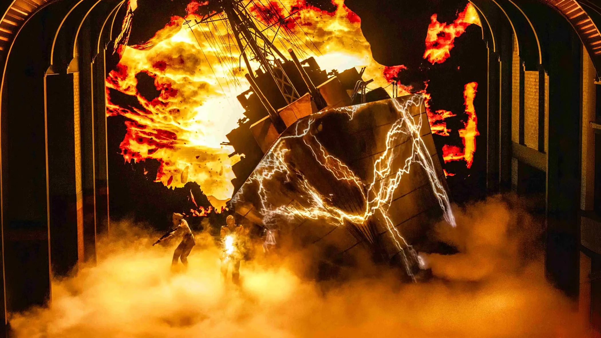 Les acteurs de STRANGER THINGS: THE FIRST SHADOW - Photo : © Matthew Murphy et Evan Zimmerman