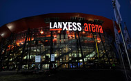 Cologne’s Lanxess Arena, home of Robert Juliat Lancelot followspots.