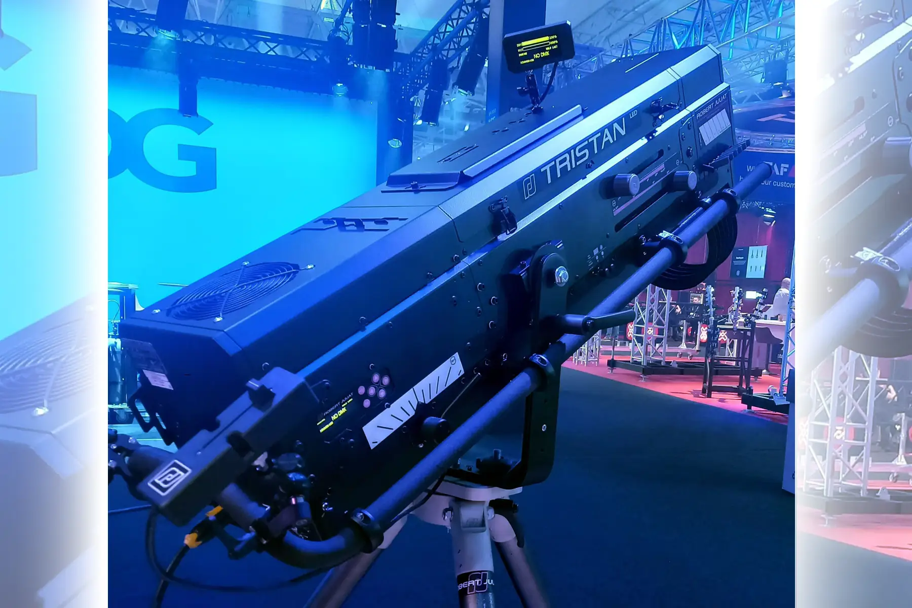 Tristan followspot showed off its accessories
