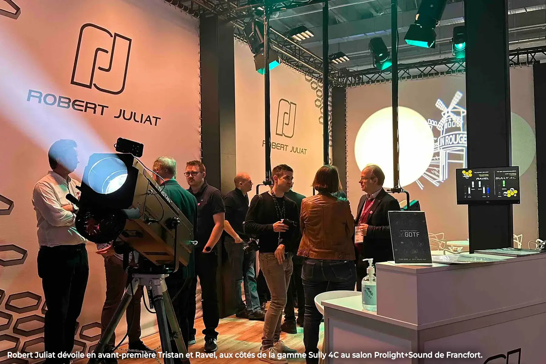 Robert Juliat dévoile en avant-première Tristan et Ravel, aux côtés de la gamme Sully 4C au salon Prolight+Sound de Francfort.