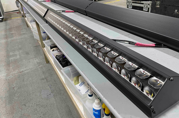 Legacy Production Group expands lighting inventory with Robert Juliat Dalis 862 Footlights