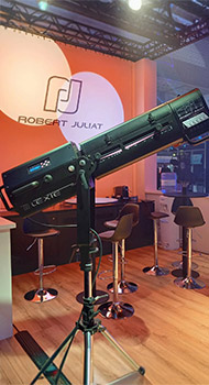 Robert Juliat will be at Prolight+Sound, Frankfurt Hall 12.0, Stand C60. Be sure to visit us!<br>RJ Lexie  420W LED followspot receives its German debut at PL+S 25