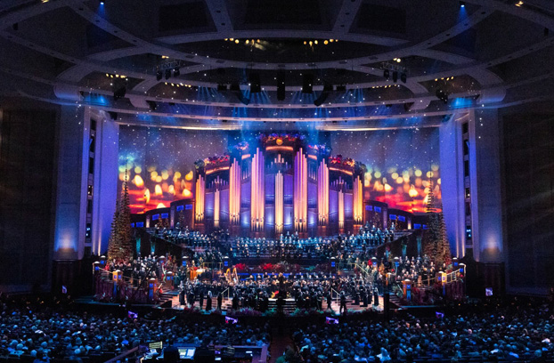 The Conference Center in Salt Lake City chooses Robert Juliat Dalis 864 Footlights for lighting upgrade