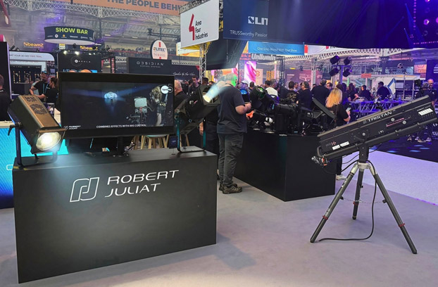 Robert Juliat success at PLASA London with Live Technology