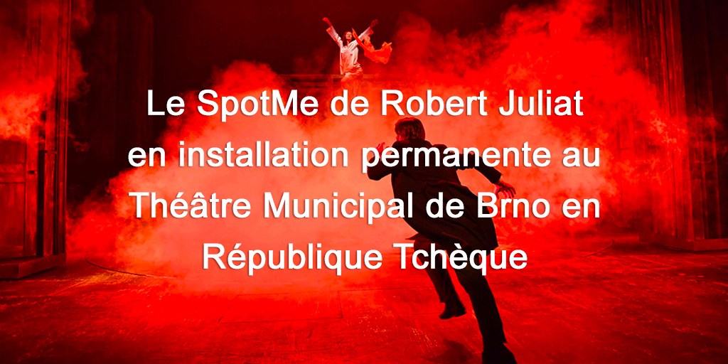 SpotMe en installation permanente au Théâtre Municipal de Brno