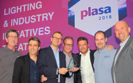 Robert Juliat wins PLASA 2018 Award for Innovation for its unique SpotMe followspot tracking tool.