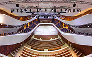 Robert Juliat Fresnels and profiles in Zaryadye Concert Hall - wide shot